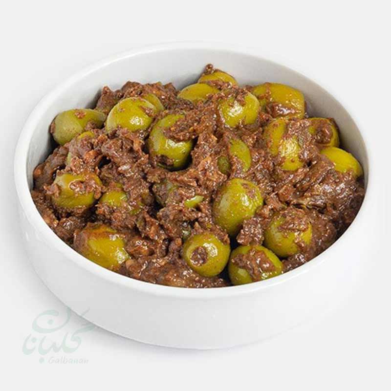 زیتون پرورده دست ساز با محتویات گردو زیتون سبزیجات معطر که یکی از به یاد ماندنی ترین مزه ها را در وجود شما می افریند