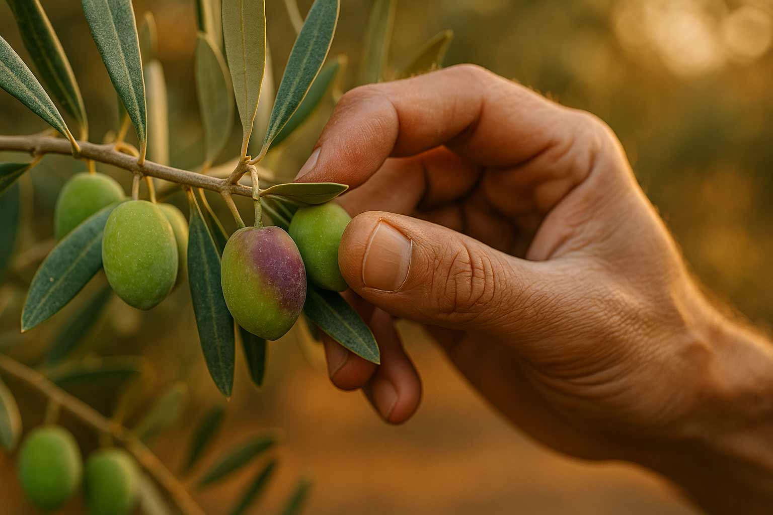 برداشت زیتون